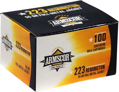 ARMSCOR 223 REM 55GR FMJ 1200RD CASE LOT - for sale