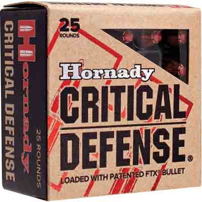 HORNADY CRITICAL DEFENSE 30 CARBINE 110GR FTX 25RD 10BX/CS - for sale