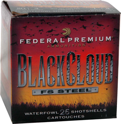 FEDERAL BLACK CLOUD 20GA 3" 1OZ #4 1350FPS 25RD 10BX/CS - for sale