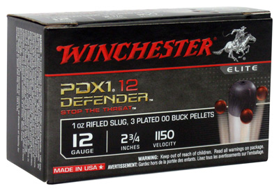 WINCHESTER DEFENDER 12GA 2.75" 1OZ SLUG/3-00 BUCK 10RD 10BX/C - for sale