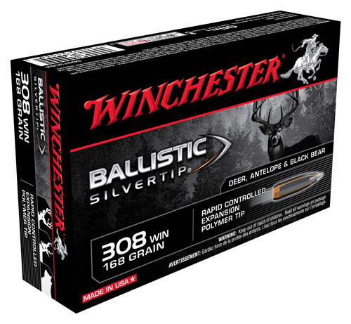 WINCHESTER SUPREME 308 WIN 168GR SILVERTIP 20RD 10BX/CS - for sale