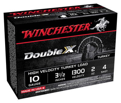 WINCHESTER DOUBLE-X 10GA 3.5" 2OZ #4 10RD 10BX/CS - for sale
