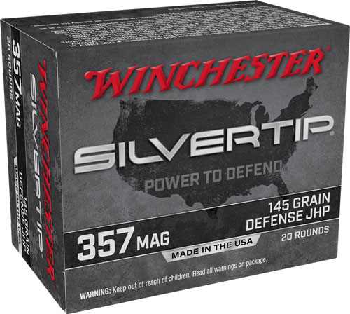 WINCHESTER SILVERTIP 357 MAG 145GR HP 20RD 10BX/CS - for sale