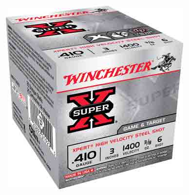 WINCHESTER XPERT STEEL 410 3" 3/8OZ #6 25RD 10BX/CS - for sale