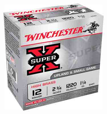 WINCHESTER SUPER-X 12GA 2.75" 1-1/4OZ #4 1220FPS 25RD 10BX/C - for sale