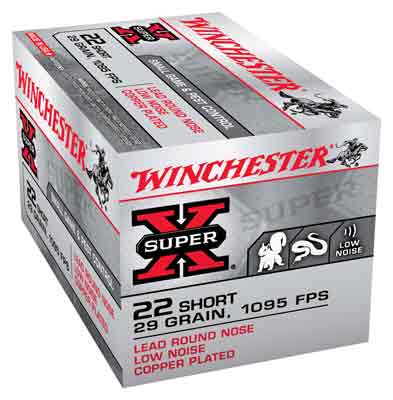 WINCHESTER SUPER-X 22 SHORT 29GR LEAD-RN 50RD 100BX/CS - for sale