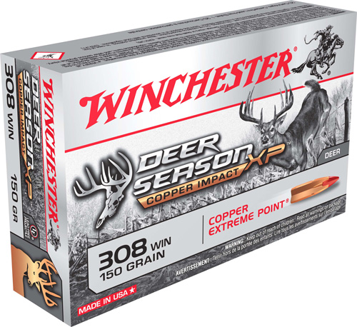 WINCHESTER COPPER IMPACT 308 WIN 150GR 20RD 10BX/CS - for sale