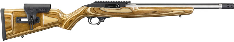 RUGER 10/22 COMPETITION 22LR 16.12" SS FLUTED LAMINATED - for sale