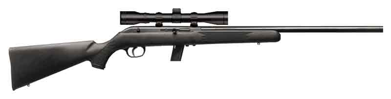 SAVAGE 64FVXP 22LR 21" HB W/3-9X40 BLUE/BLACK SYNTHETIC - for sale