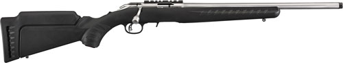 RUGER AMERICAN 22WMR  9-SHOT 18" STAINLESS THREAED BBL - for sale