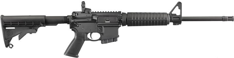 RUGER AR556 223 10-SHOT BLACK SIX POSITION STOCK - for sale