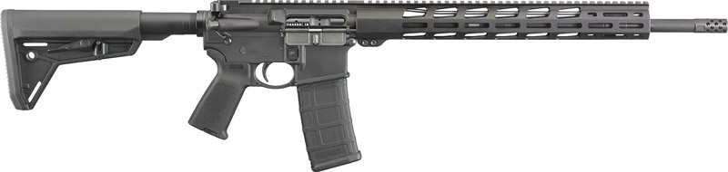 RUGER AR556 MPR 223 30-SHOT BLACK SIX POSITION STOCK M-LOK - for sale