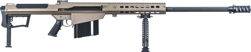 BARRETT M107A1 RIFLE 50BMG 29" FLUTED 1:15" 10RD FDE - for sale