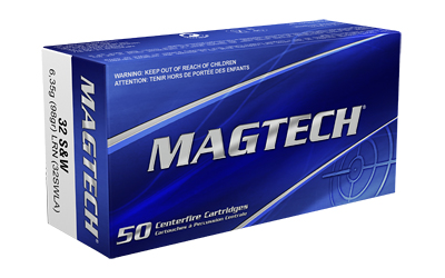 MAGTECH 32 S&W LONG 98GR LEAD-RN 50RD 20BX/CS - for sale