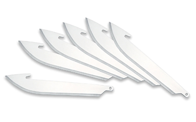 OUTDOOR EDGE 3" DROP POINT REPLACEMENT BLADES 6-PACK - for sale